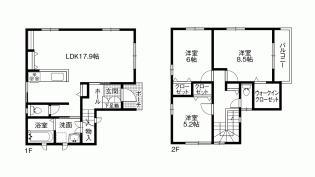 Floor plan. 25,400,000 yen, 3LDK, Land area 99.76 sq m , Building area 96.88 sq m