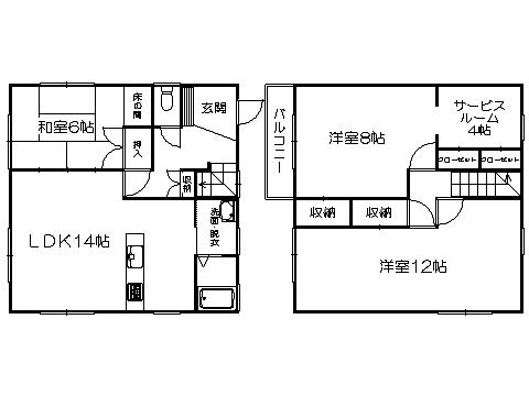 Floor plan. 18.5 million yen, 3LDK+S, Land area 193.75 sq m , Building area 108.32 sq m   ※ Floor plan current state priority