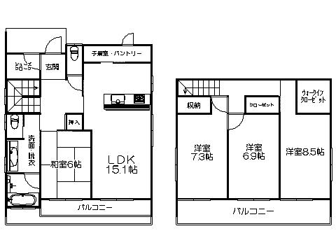 Floor plan. 35,800,000 yen, 4LDK, Land area 310.94 sq m , Building area 111.99 sq m   ※ Floor Plan current state priority
