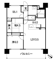 Floor: 2LDK + S, the occupied area: 72.15 sq m, Price: 24,457,400 yen