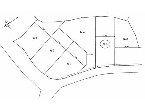 Compartment figure. Land price 13,980,000 yen, Land area 154.45 sq m