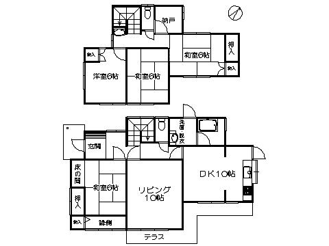 Floor plan. 16.5 million yen, 4LDK+S, Land area 280 sq m , Building area 113.44 sq m   ※ Floor Plan current state priority