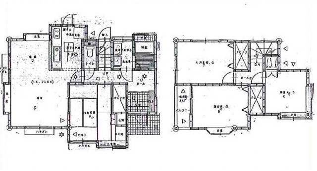 Floor plan. 4.3 million yen, 4LDK, Land area 152.4 sq m , Building area 87.03 sq m