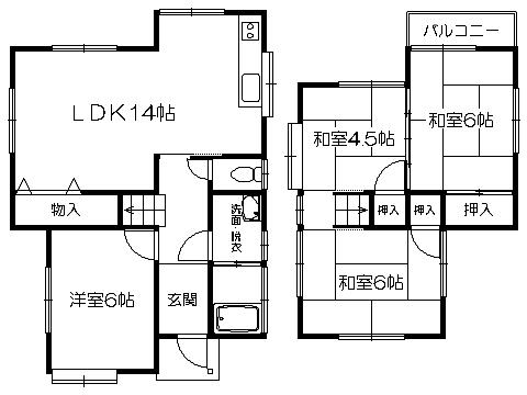 Floor plan. 6.9 million yen, 4LDK, Land area 184.04 sq m , Building area 81.14 sq m   ※ Floor Plan current state priority
