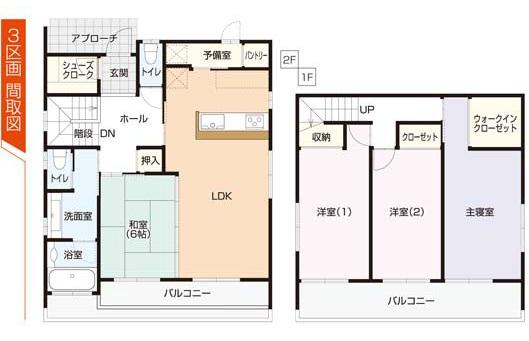 Floor plan. 38,800,000 yen, 4LDK, Land area 310.94 sq m , Building area 111.99 sq m