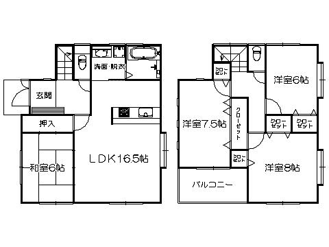 Floor plan. 27.3 million yen, 4LDK, Land area 138.26 sq m , Building area 111.79 sq m   ※ Floor Plan current state priority