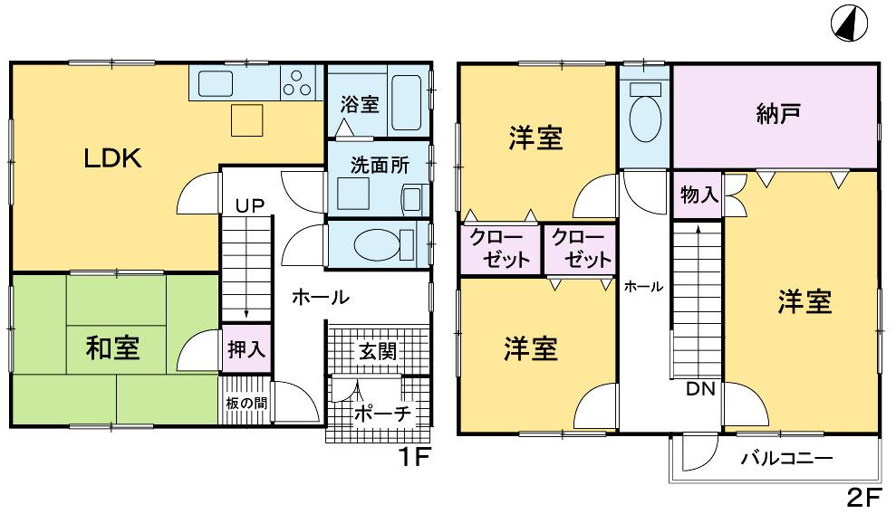 Floor plan. 12.7 million yen, 4LDK + S (storeroom), Land area 221.63 sq m , Building area 110 sq m