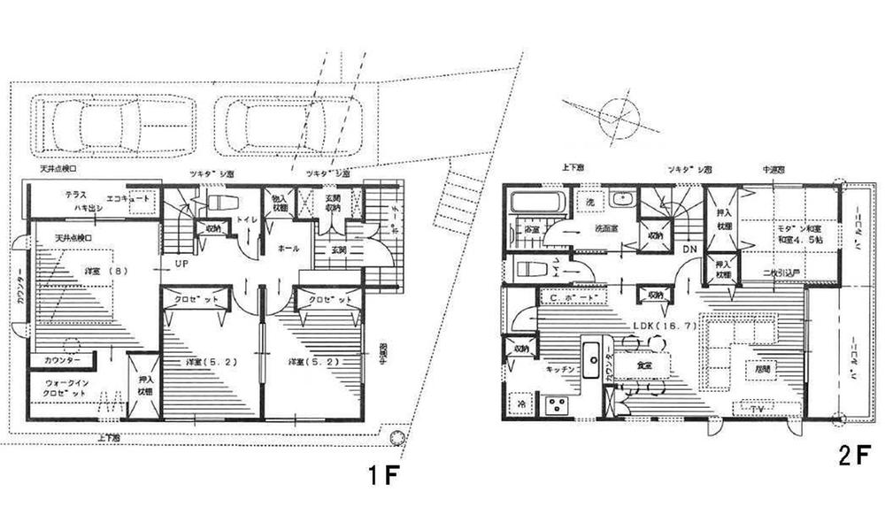 Floor plan. 29,800,000 yen, 4LDK, Land area 121.24 sq m , Building area 108.89 sq m