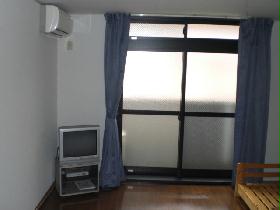 Living and room. Room window side