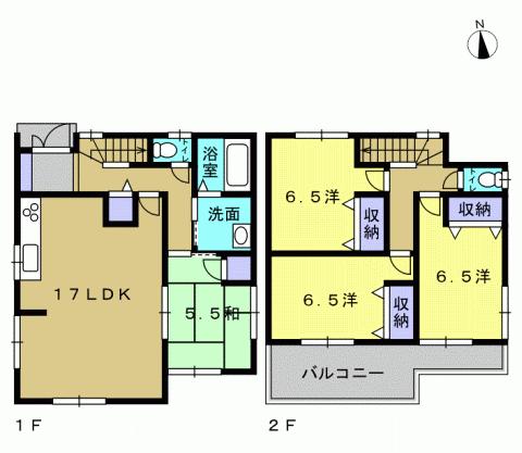 Floor plan. 23.8 million yen, 4LDK, Land area 181.6 sq m , Building area 98.82 sq m 4LDK