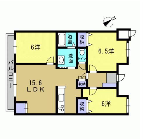 Floor plan. 3LDK, Price 17.8 million yen, Occupied area 70.92 sq m 3LDK