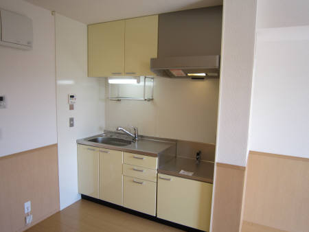 Kitchen. Two-burner gas stove installation Allowed ☆