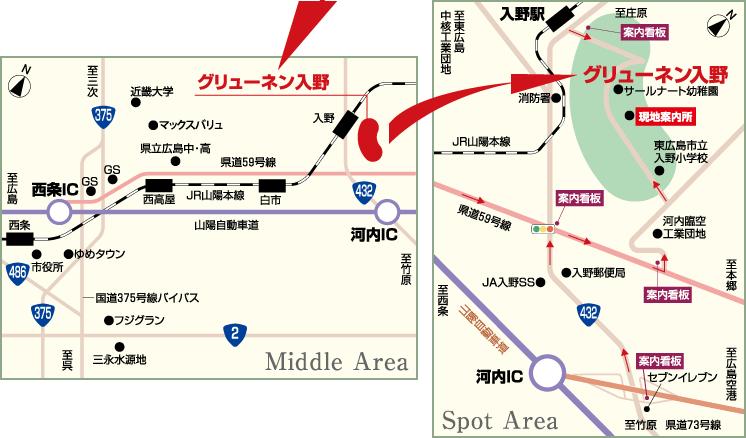 Local guide map. Information map