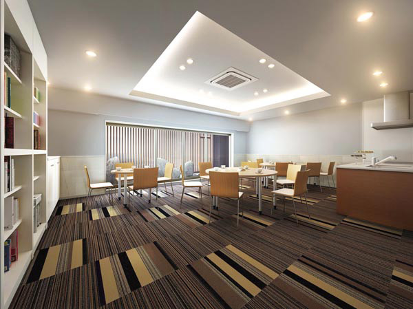 Buildings and facilities. "Owner's Lounge" is also equipped with a kitchen, Widely active from the guest of answering to party. You spend more convenient apartment life. (Rendering)