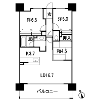 Floor: 3LDK, occupied area: 76.65 sq m, price: 23 million yen