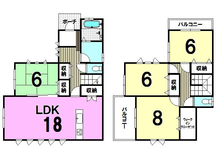 Floor plan. 31.5 million yen, 4LDK + S (storeroom), Land area 167.76 sq m , Building area 110.54 sq m