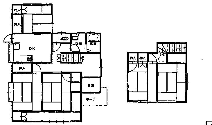 Floor plan. 4.5 million yen, 5DK, Land area 170.32 sq m , Building area 99.36 sq m