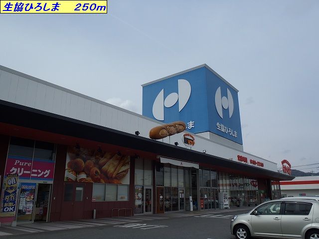 Supermarket. 250m to co-op Hiroshima (super)