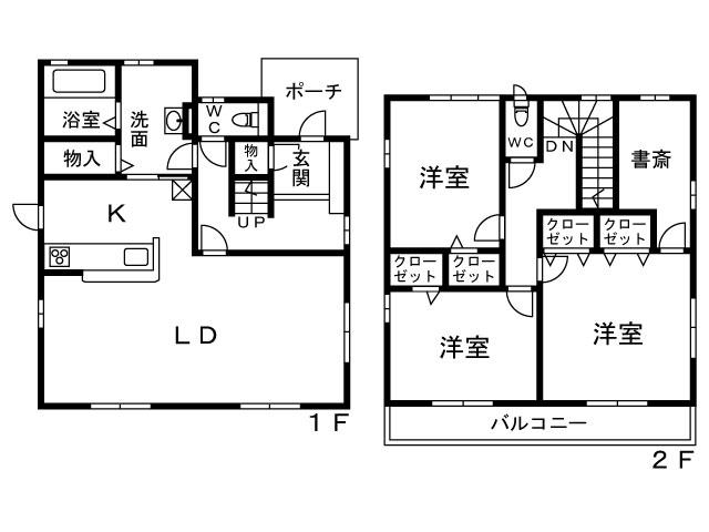 Floor plan. 27,900,000 yen, 3LDK + S (storeroom), Land area 258 sq m , Building area 109.45 sq m