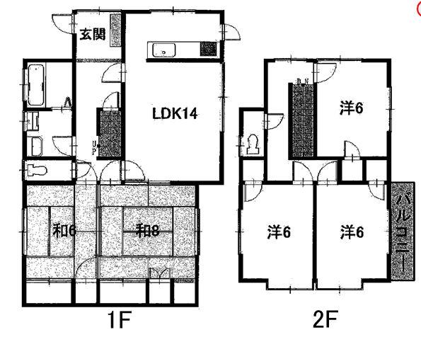 Floor plan. 12 million yen, 5LDK, Land area 177.81 sq m , Building area 115.1 sq m