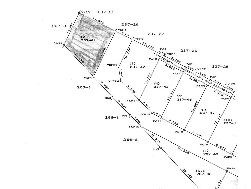 Compartment figure. Land price 14.5 million yen, Land area 220.47 sq m