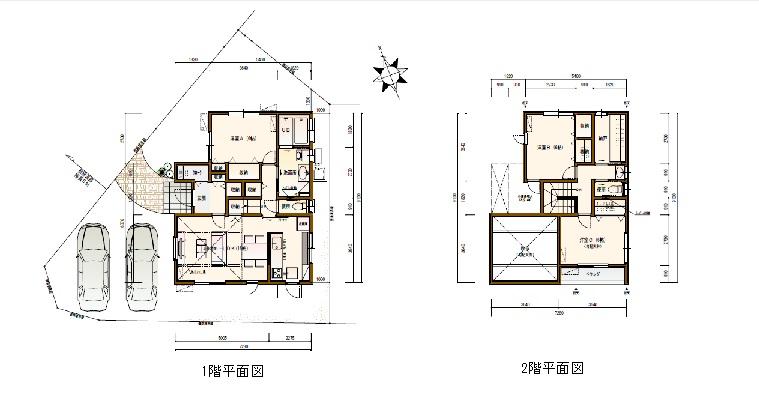 Building plan example (Perth ・ Introspection). Building plan example (D No. land) Building area 97.71 sq m Building price 15,750,000 yen (tax included)  ※ Different amount of money depending on the specification. 