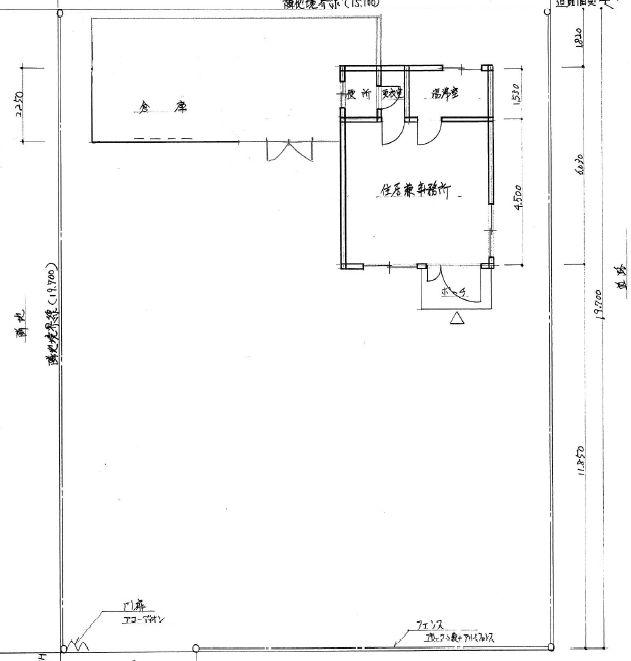 Floor plan. 8.9 million yen, 1K + S (storeroom), Land area 298 sq m , Building area 26.29 sq m site layout