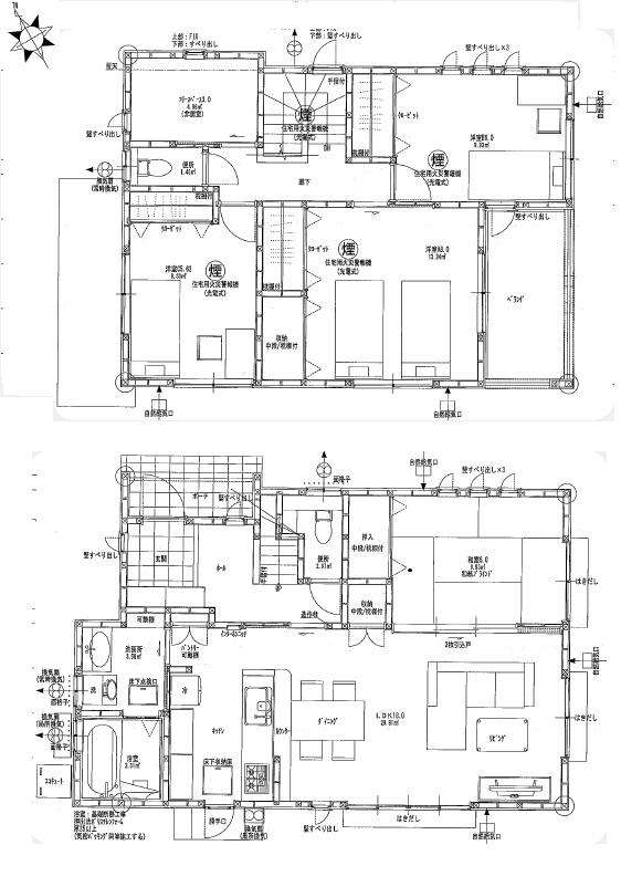 Floor plan. 28.5 million yen, 4LDK + S (storeroom), Land area 168.21 sq m , Building area 111.77 sq m