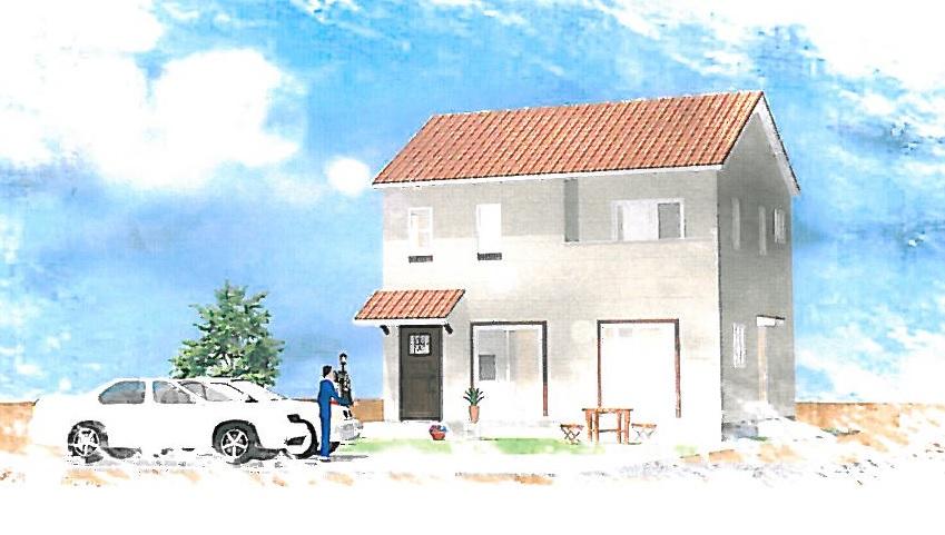 Rendering (appearance). Is the appearance of Perth this listing. The color of the actual outer wall is white (natural this plastering)