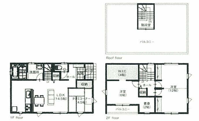 Floor plan. 22,900,000 yen, 3LDK, Land area 154.38 sq m , Building area 99.35 sq m