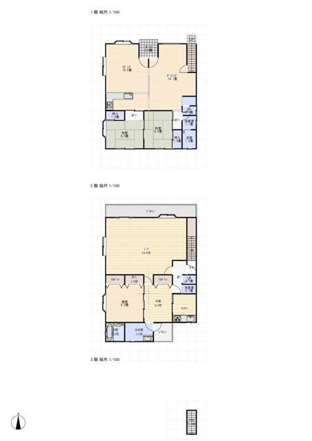 Floor plan. 36,800,000 yen, 5LDK, Land area 210.48 sq m , Building area 169.68 sq m
