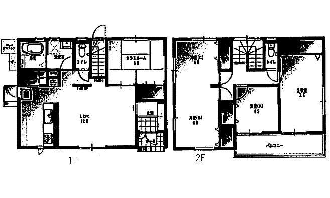 Floor plan. 26,800,000 yen, 5LDK, Land area 169.97 sq m , Building area 109.3 sq m