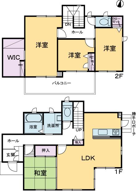 Floor plan. 22,890,000 yen, 4LDK, Land area 231.86 sq m , Building area 122.94 sq m