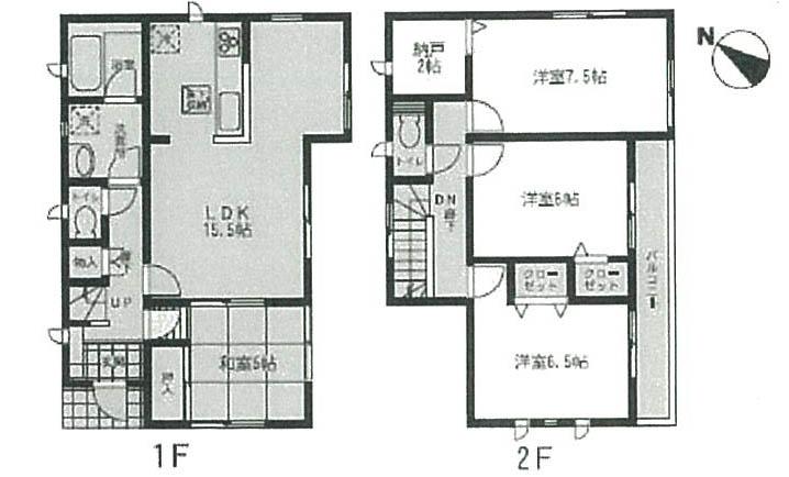 Floor plan. 14 million yen, 4LDK + S (storeroom), Land area 140.79 sq m , Building area 95.17 sq m