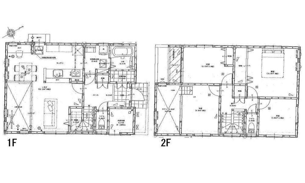 Floor plan. 26,880,000 yen, 4LDK, Land area 128.35 sq m , Building area 112.07 sq m