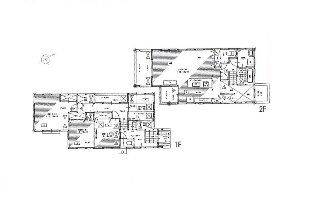 Floor plan. 26,800,000 yen, 4LDK, Land area 201.89 sq m , Building area 108.06 sq m