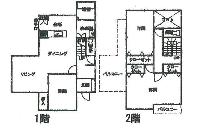 Floor plan. 24,900,000 yen, 3LDK, Land area 282.86 sq m , Building area 107.32 sq m