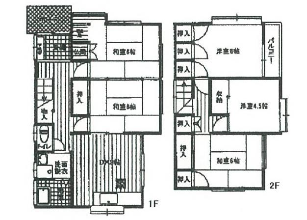 Floor plan. 13 million yen, 5DK, Land area 148.03 sq m , Building area 93.57 sq m