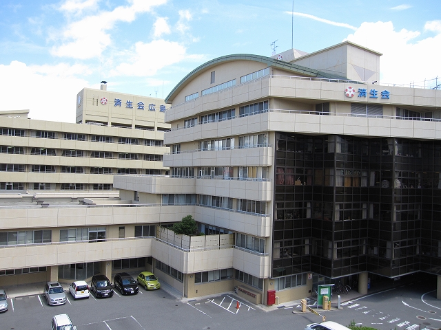 Hospital. 1415m until Saiseikai Hiroshima hospital (hospital)