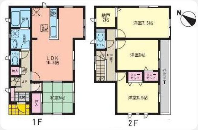 Floor plan. (1), Price 14 million yen, 4LDK+S, Land area 140.79 sq m , Building area 95.17 sq m