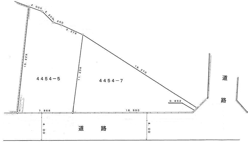 Compartment figure. Land price 4.8 million yen, Land area 206.8 sq m reference diagram