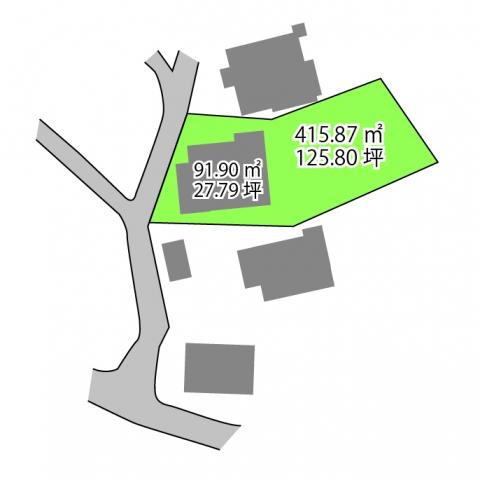 Compartment figure. 10 million yen, 4DK, Land area 415.87 sq m , Building area 91.9 sq m