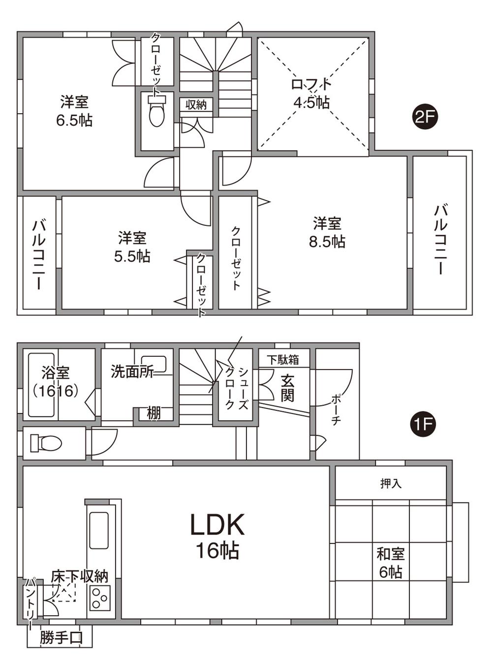 Floor plan. 27,950,000 yen, 3LDK, Land area 100.96 sq m , We will update the building area 100.6 sq m at any time construction progress.  Enjoy. 