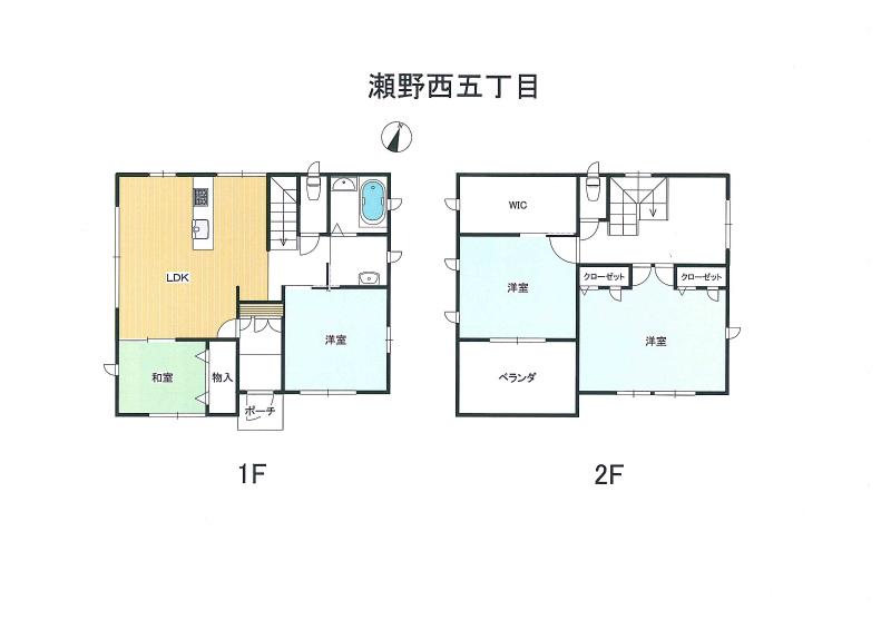 Floor plan. 23.5 million yen, 4LDK, Land area 217.53 sq m , Building area 124 sq m