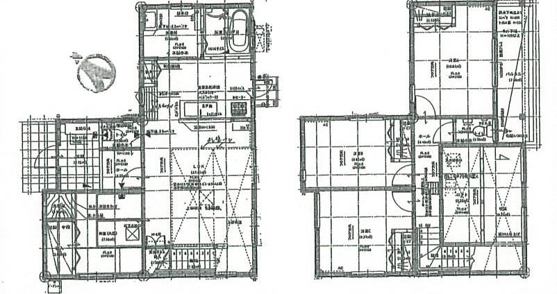 Floor plan. 14.8 million yen, 4LDK, Land area 156.85 sq m , Building area 95 sq m