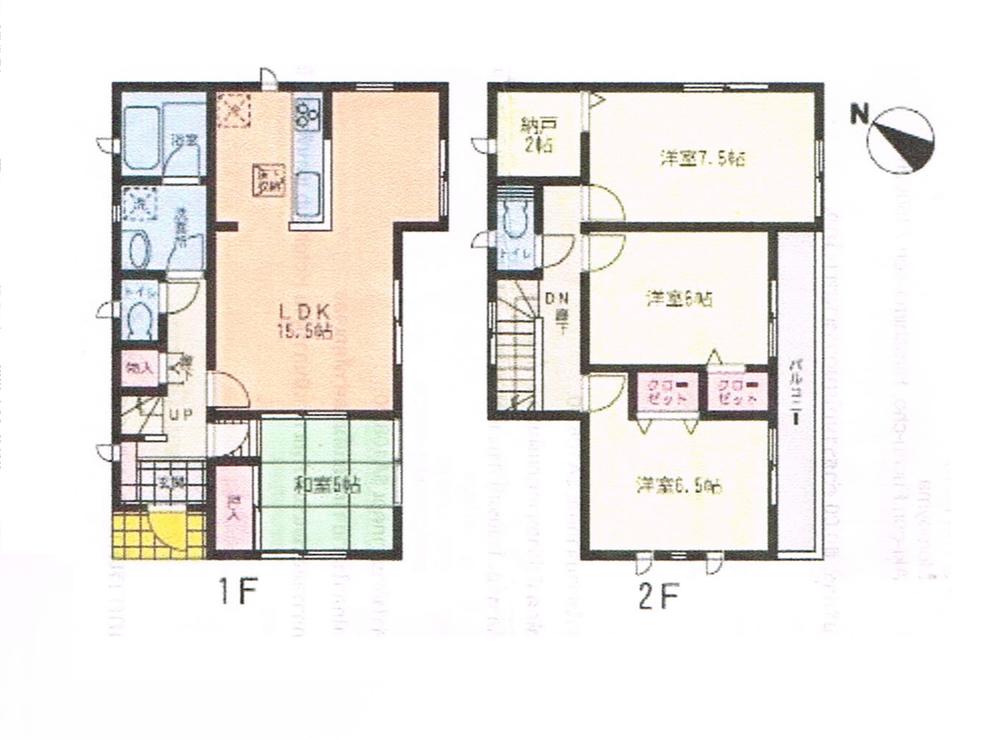 Floor plan. 14 million yen, 4LDK + S (storeroom), Land area 140.79 sq m , Building area 95.17 sq m