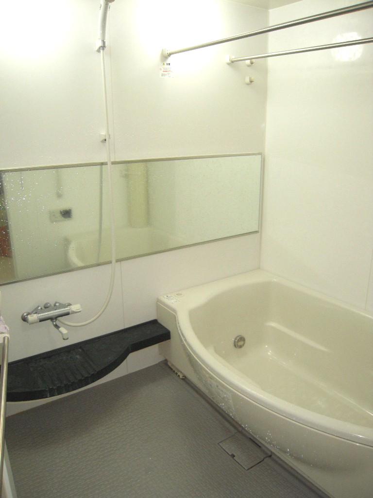Bathroom. Sitz bath type of tub is attached to a large bathroom. Also comes with of course the bathroom dry heating function.