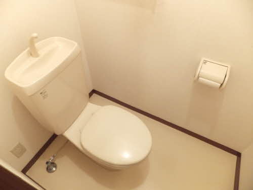 Toilet. Rishesu Casa 101 Repair before