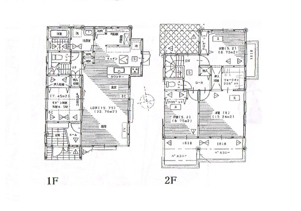 Floor plan. 27.5 million yen, 4LDK, Land area 198.98 sq m , Building area 107.65 sq m
