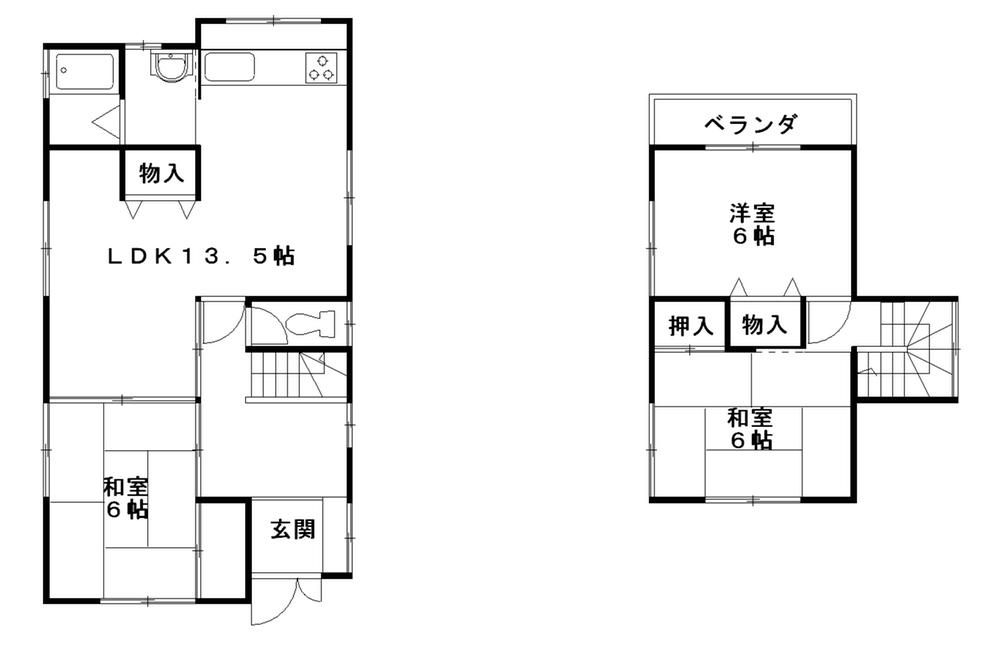 Floor plan. 11.5 million yen, 3LDK, Land area 133.51 sq m , Building area 77.83 sq m